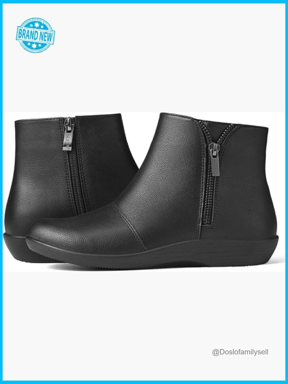 Women's Ankle Boots Flat Booties Casual Short Boots Comfortable Walking Boots
